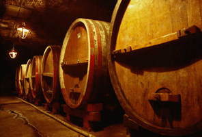 wine barrels