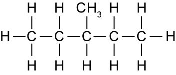 structure of 3-methyl pentane