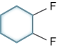 1,2-difluorocyclohexane structure