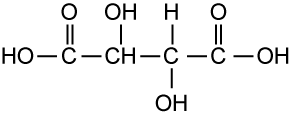 tartaric acid structure